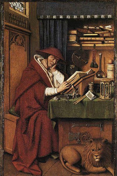 St Jerome, Jan Van Eyck